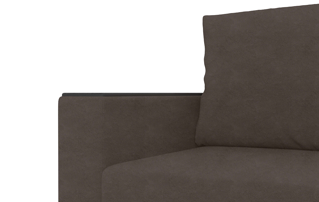 Гермес / Диван - кровать 3-х мест велюр конго кофе